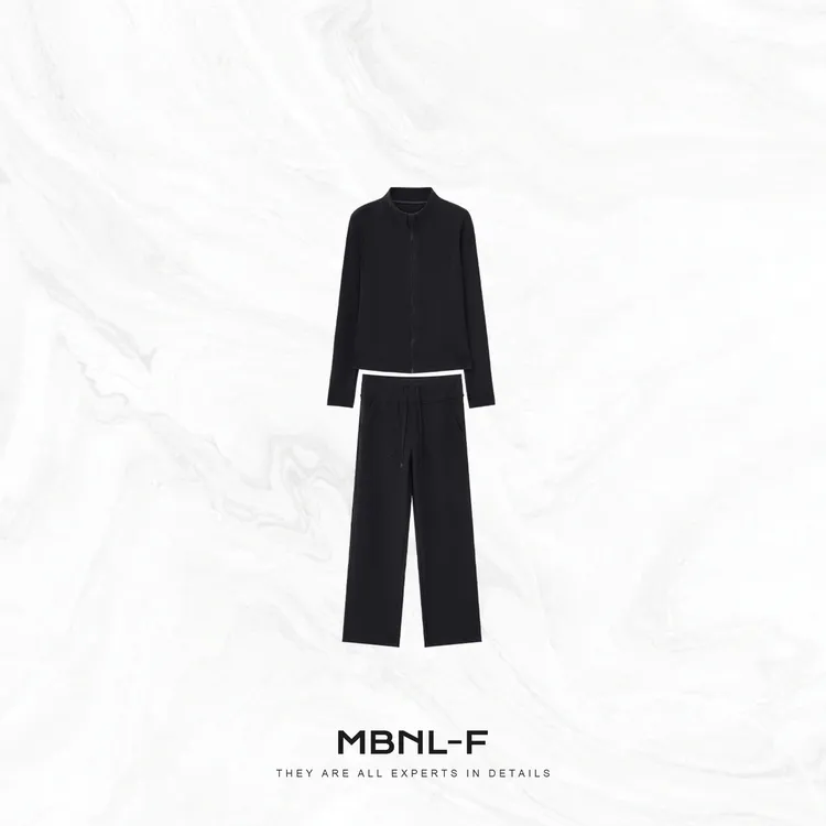 MBNL-F "羊绒蛋白套装" 极简随性松弛感卫衣套装 秦磊XM-XTZ5502