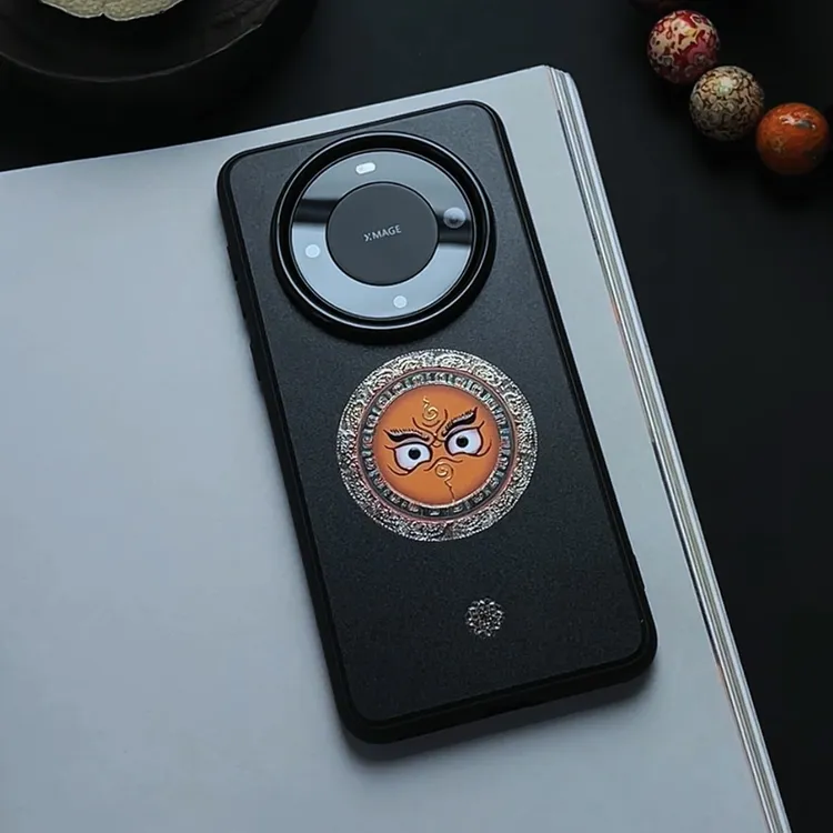 [五路财神法眼]磨砂新中式适用于华为系列手机壳小众Mate60pro+商品图