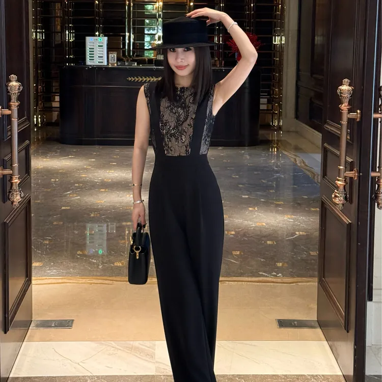 LUXURYMEMO【松露连体裤】高端名媛气质轻奢小众轻礼服高级感连体