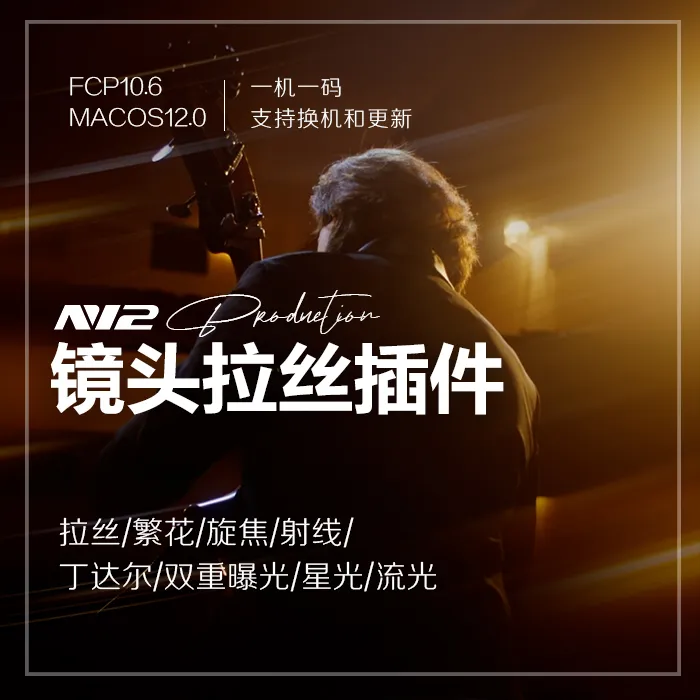 N12镜头拉丝旋焦射线繁花丁达尔双重曝光星光流光七合一终极版商品图