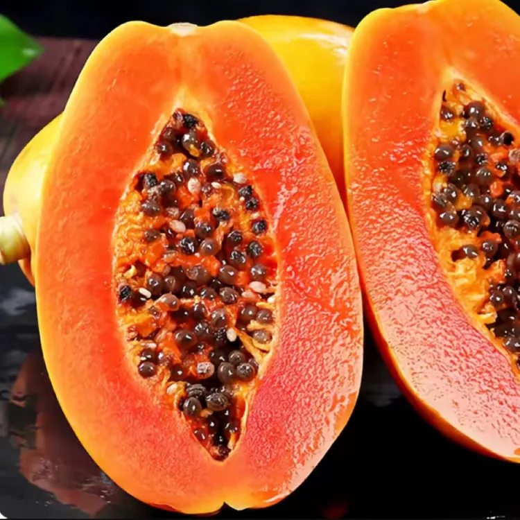 云南红心牛奶木瓜树上熟冰糖心新鲜当季超甜多汁水果