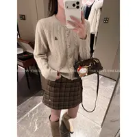 【LIUYI】高品质羊绒羊毛绞花开衫511213