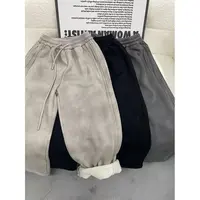 412358《现》优选韩儿童休闲舒适洋气冬季加绒休闲裤