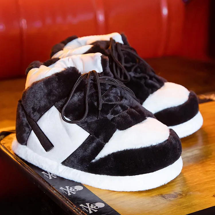 网红搞怪棉鞋抖音恶搞A锥胖胖棉拖鞋男女情侣室内居家地板毛绒鞋