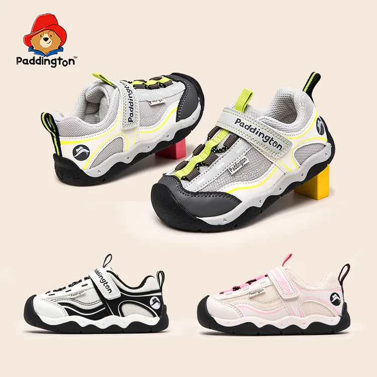 帕丁顿熊秋冬儿童运动鞋透气舒适女童户外跑步鞋男童机能鞋防滑