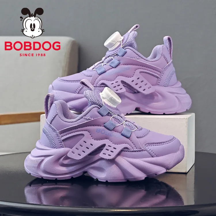 巴布豆童鞋女童休闲运动鞋2025新款爆款小女孩鞋子秋季儿童老爹鞋