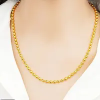 合金项链 【4mm光珠项链】