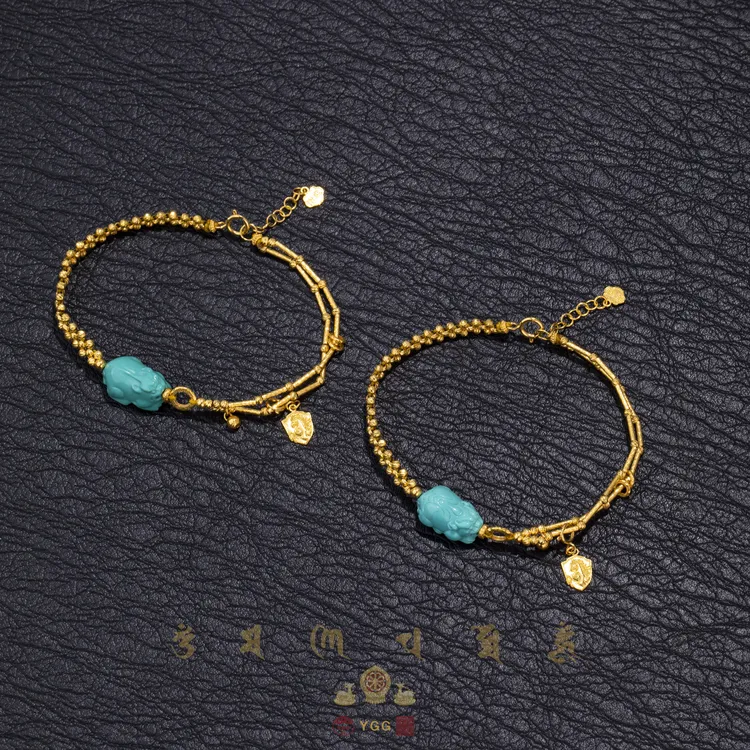 K【丙午TAI】绿松貔貅精编款太太牌手链/ZJJQ02（多样性发其一）