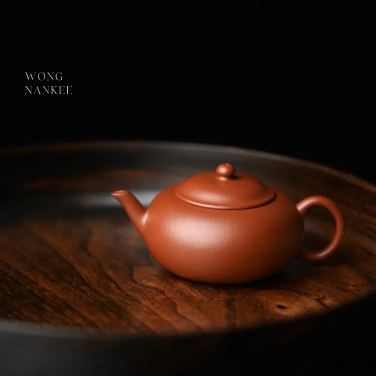 王南记摹古系列紫砂壶扁玉壶小煤窑原矿生砂宜兴原矿朱泥工夫茶壶