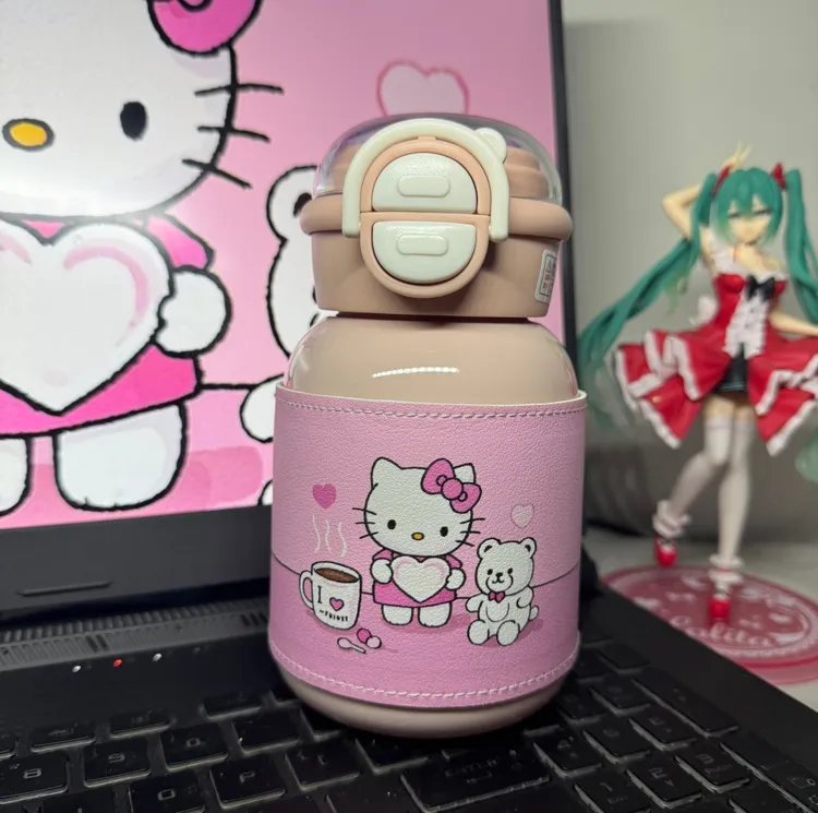 露比小海狸塑料水杯手提便携双饮随手杯杯子ins女塑料杯