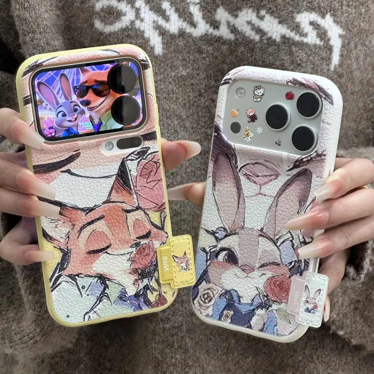 JIACC朱迪尼克动物城适用于苹果17/16pro手机壳小米17华为P80防摔