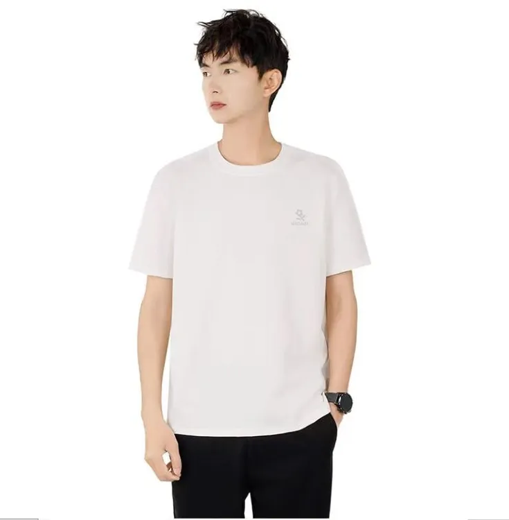 法国(梦家+凉感科技)男士夏季透气紫外线照射防晒休闲短袖