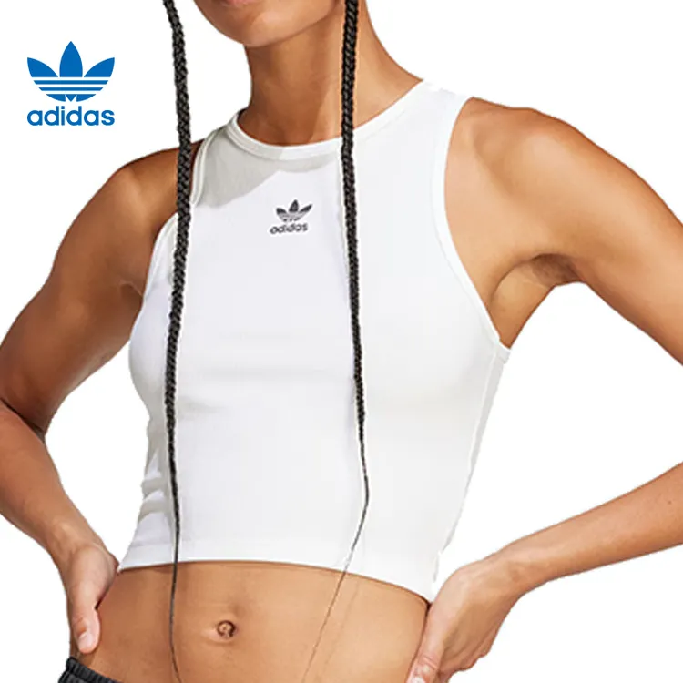 adidas Originals阿迪达斯三叶草女子运动休闲背心JC9007