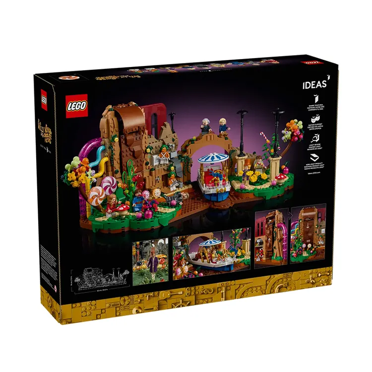 正品乐高21360查理和巧克力工厂主题套装男女孩益智拼搭积木玩具