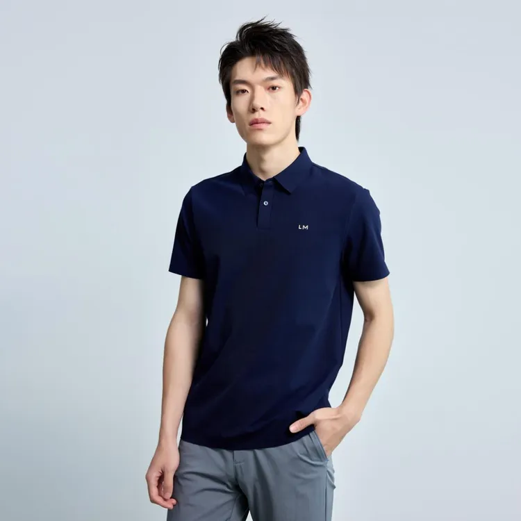 Lilanz/利郎【耐洗polo】男士夏季高尔夫系列商务休闲弹力透气T恤