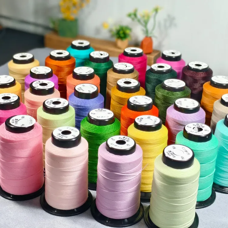 6股纯色圆蜡手工编织线蜡线大卷编玫瑰花手牌编织线材