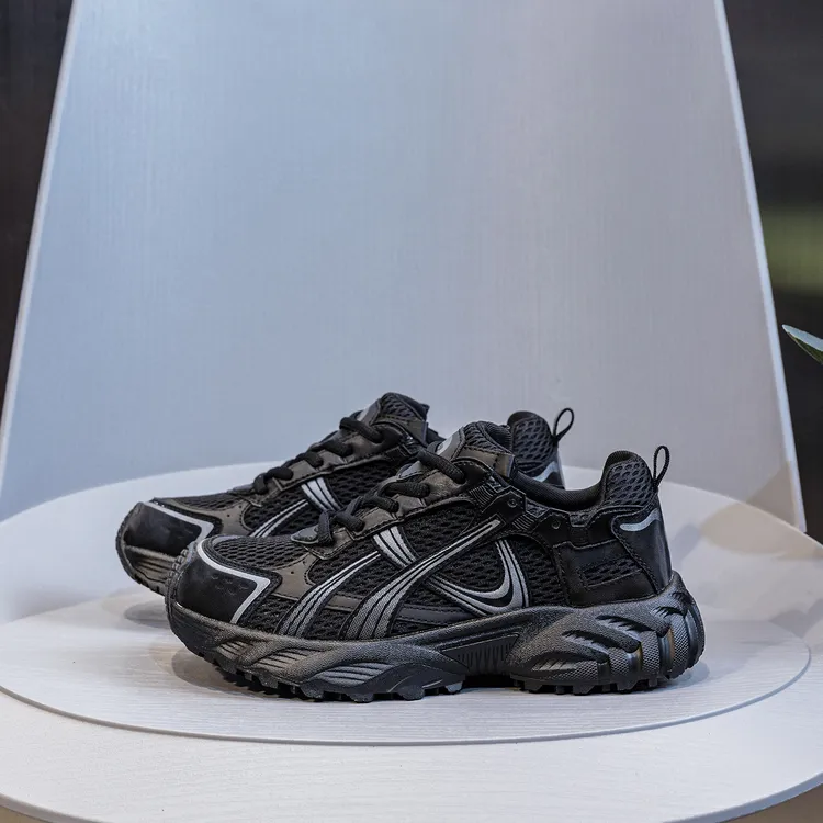 老爹鞋女2025年秋季新款百搭运动鞋时尚增高透气轻便网面跑步单鞋