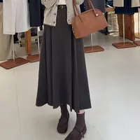 【鞠子JuZi】8581-1#版型巨显瘦高百搭高级气质高腰半裙（长约85）