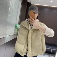 IMFLY金小金自制女装 鸭绒马甲DYW9879秋冬韩系立领羽绒服背心