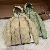 FUJIA STYLE新款时尚百搭简约气质休闲连帽棉服M0337