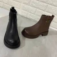 9280 潮牌切尔西短靴女英伦风秋季新款低跟显瘦烟筒马丁靴