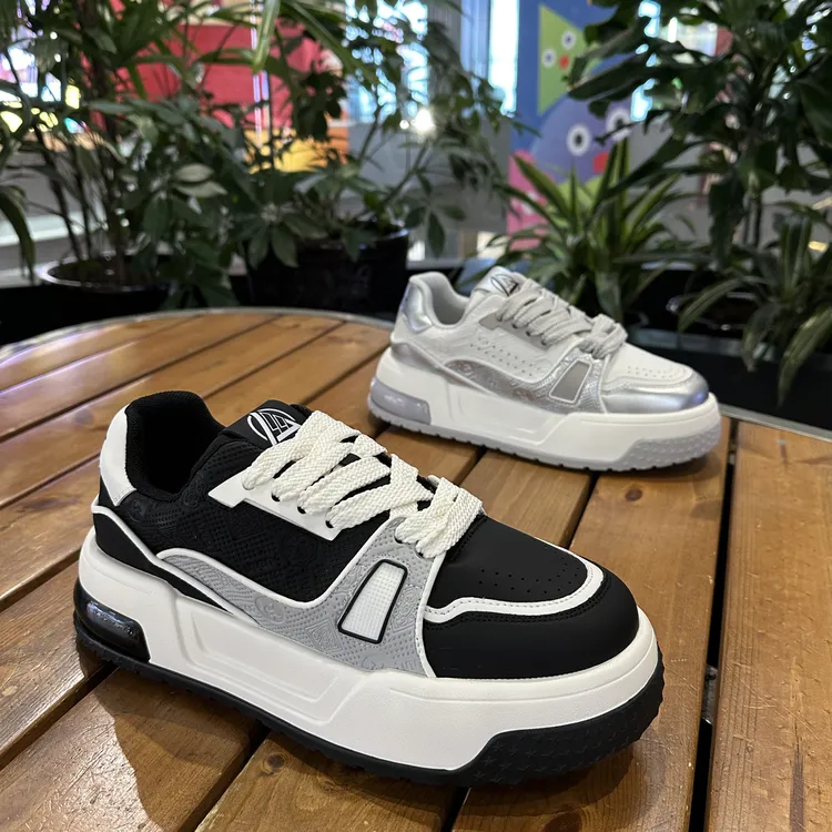 厚底运动休闲鞋休闲鞋休闲板鞋小白鞋鞋子欧若动感风