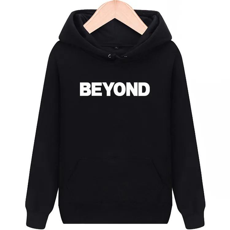 beyond摇滚乐队黄家驹纪念卫衣男女秋冬季学生宽松大码衣服情侣装