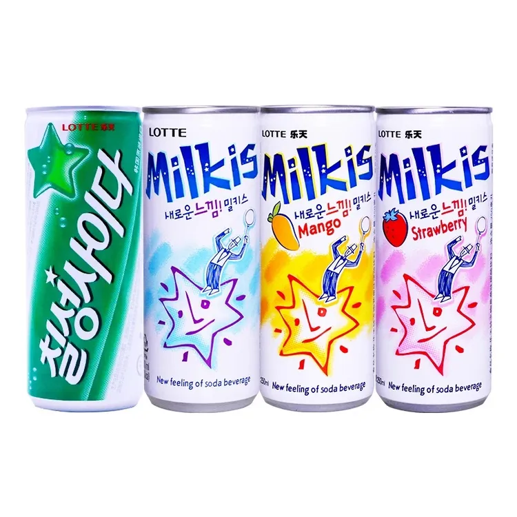 【新日期】碳酸milkis妙之吻250ml无糖饮料草莓韩国进口碳酸饮料