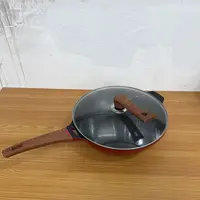 麦饭石不粘锅炒菜锅家用炒锅电磁炉专用不沾锅平底锅P2