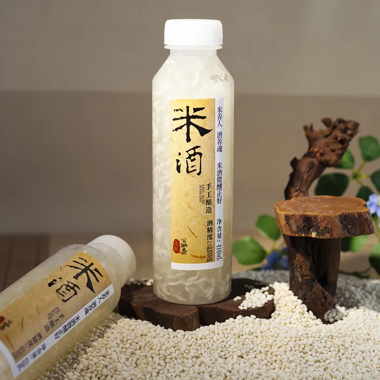 聃叁米酒手工米酒粮食醪糟米酒甜酒糟甜酒酿0.5度米酒小农家甜酒