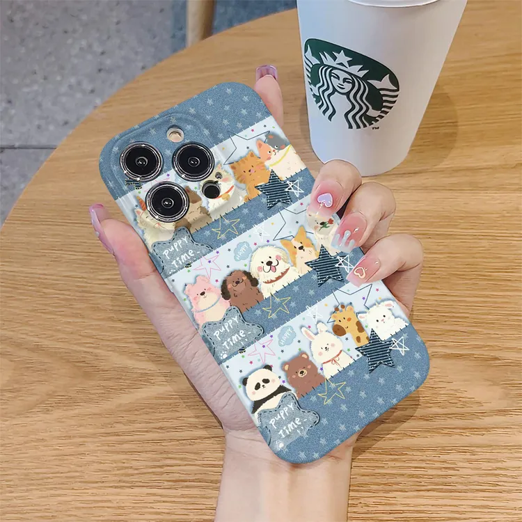 牛仔动物适用苹果16promax 华为 小米vivo oppo荣耀手机壳菲林
