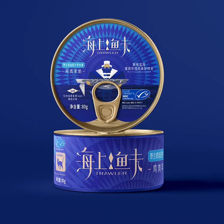 海上鱼夫深海鱼配方猫用零食罐80g/罐
