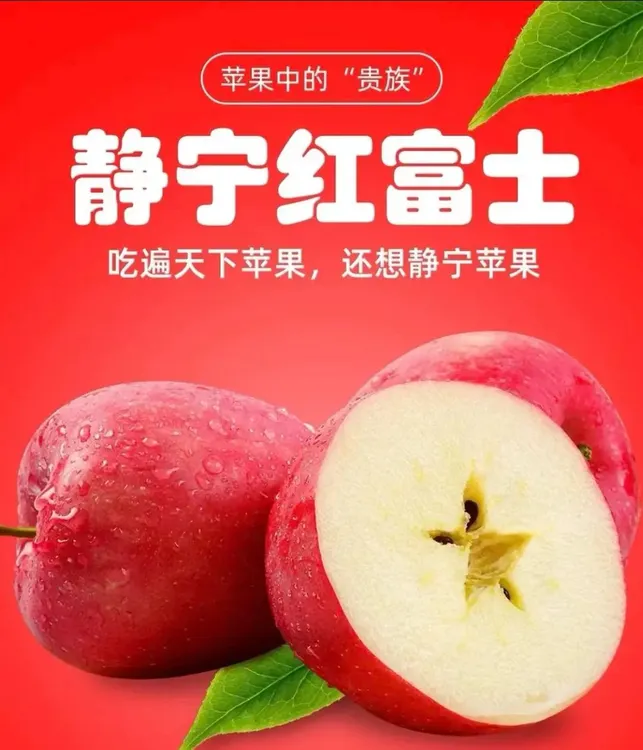 25年新摘静宁苹果新鲜脆甜多汁当季水果整箱5斤10斤沙甜应季