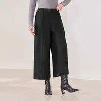 【仿毛呢九分裤】MsShe大码女装冬分割显瘦宽松阔腿裤J~M2510087
