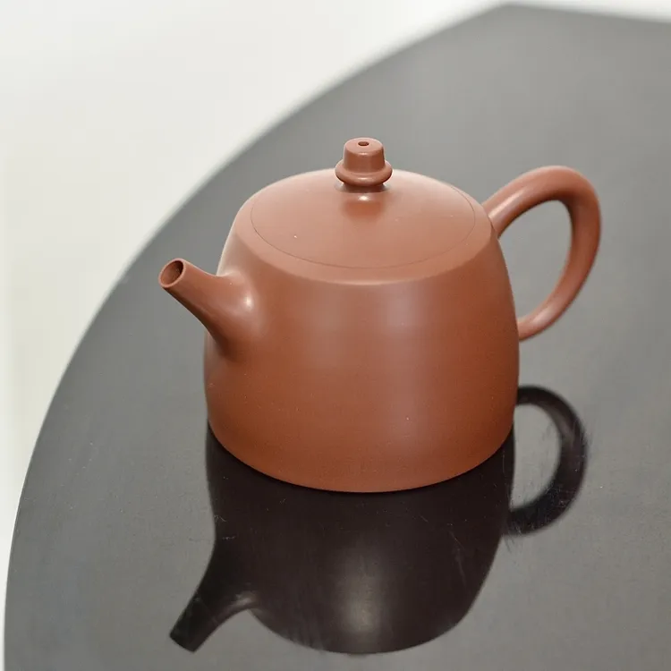 汉铎 章炜勤潮州手拉朱泥壶全手工家用泡茶壶工夫茶具