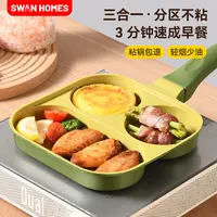 swan homes施华洛早餐锅平底锅煎蛋锅宝宝辅食锅不粘锅不挑灶
