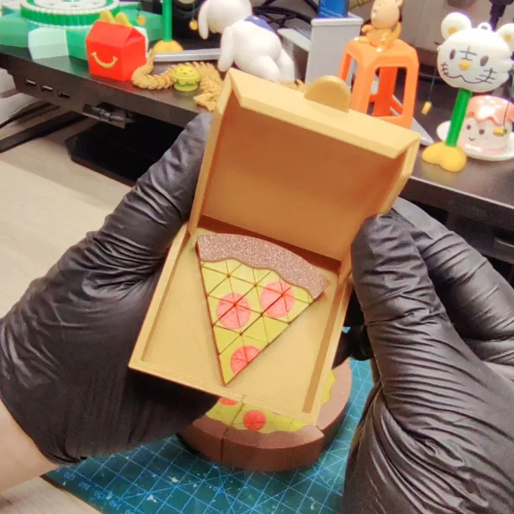 披萨玩具 PLA材质 解压 3D打印