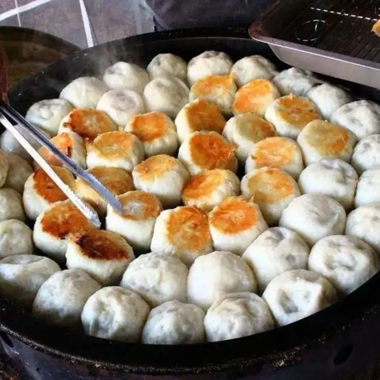 正宗莆田特产肉馅粉丝手工煎包美味健康特色小吃早餐点心10个包邮