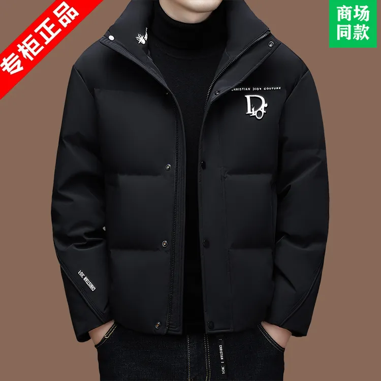 意大利高端男羽绒服冬季新款白鸭绒时尚潮流百搭休闲轻奢羽绒外套