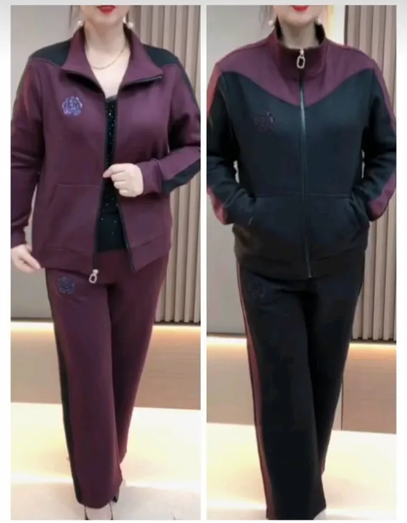 ML春季新款时尚运动两件套