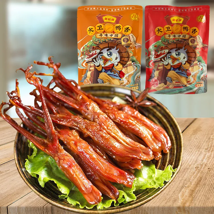 藤桥牌大卫的鸭舌408g温州特产经典小吃酱卤味零食酱香辣味鸭舌头