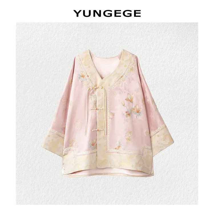 云格格【酌萤】新中式早秋新款国风旗袍上衣唐装汉服女装