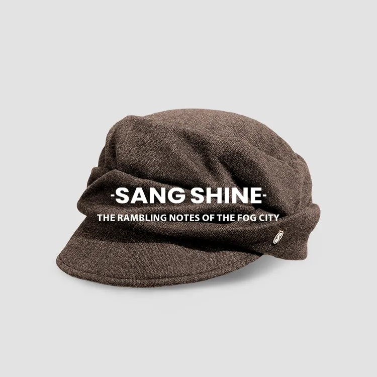 【雾都漫记】羊毛桑蚕丝混纺报童帽立体加深帽身时尚百搭