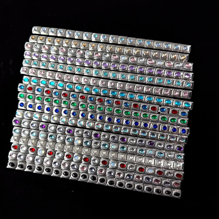 钛钢手链 【水晶款成品条！】diy手链表带自主DIY不易掉色精致饰品