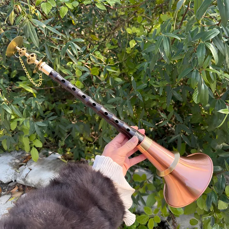 湖南纯手工8孔不定调平均孔红白喜事唢呐黑檀唢呐杆子一整套专业