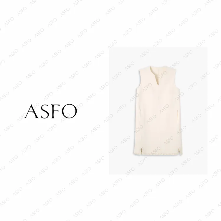 【AS富婆裙】25新匠人手工坊简约宽松双面呢连衣裙