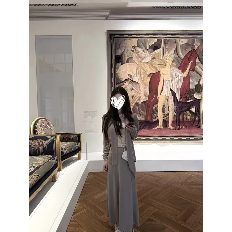 【菲系美人】清冷气质穿搭套装女装三件套秋开衫+吊带+半身裙00160