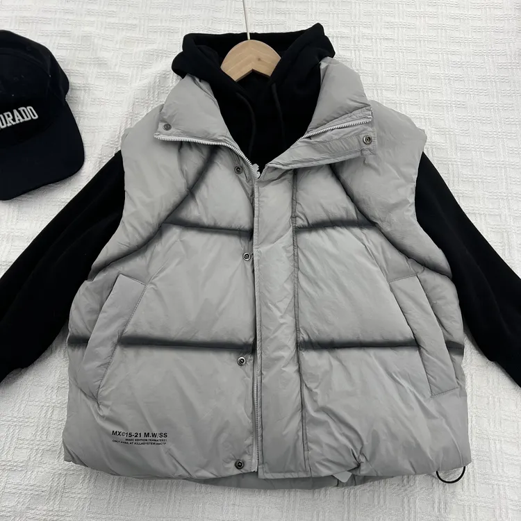 19356高端潮流时尚百搭休闲童装时尚棉马甲C14边