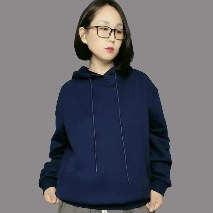 秋冬新款加厚加绒连帽休闲时尚卫衣