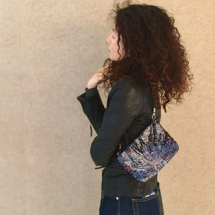 【星空盛典（带流苏）】Daily Soul-百搭单肩化妆包斜挎包麻将包